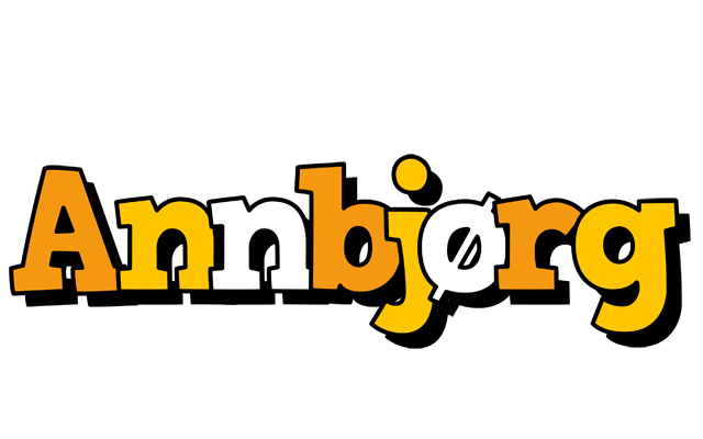 Annbjørg cartoon logo