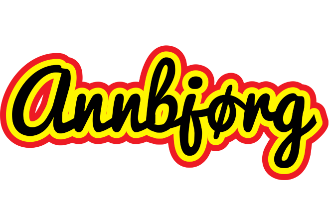 Annbjørg flaming logo