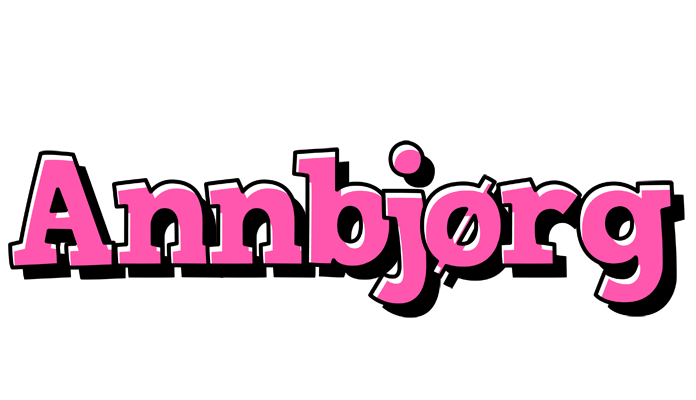Annbjørg girlish logo