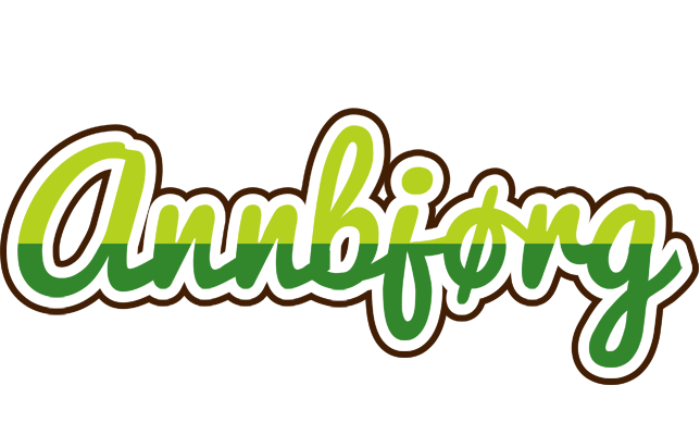 Annbjørg golfing logo