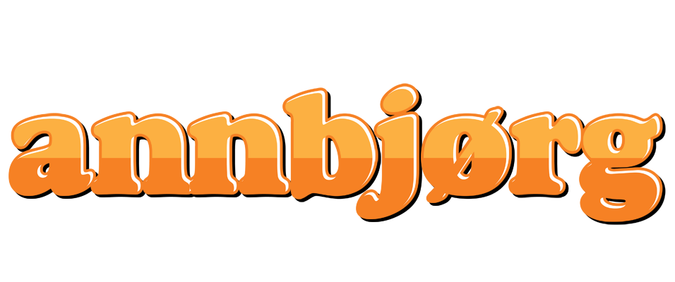 Annbjørg orange logo