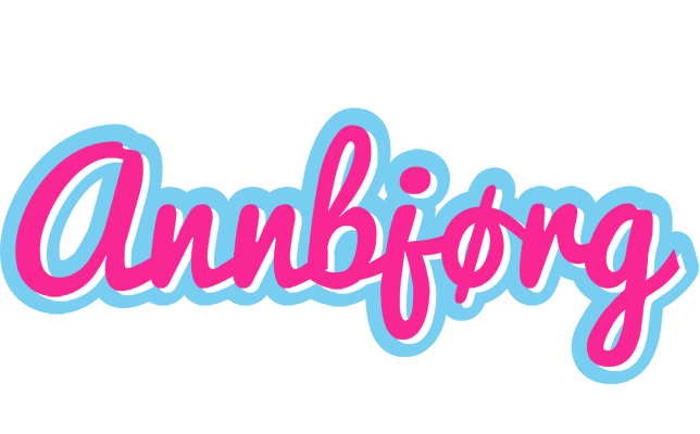 Annbjørg popstar logo