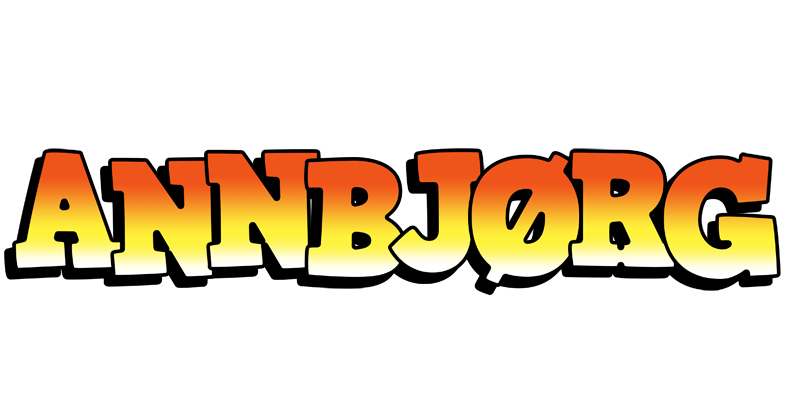 Annbjørg sunset logo