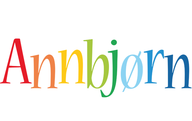 Annbjørn birthday logo