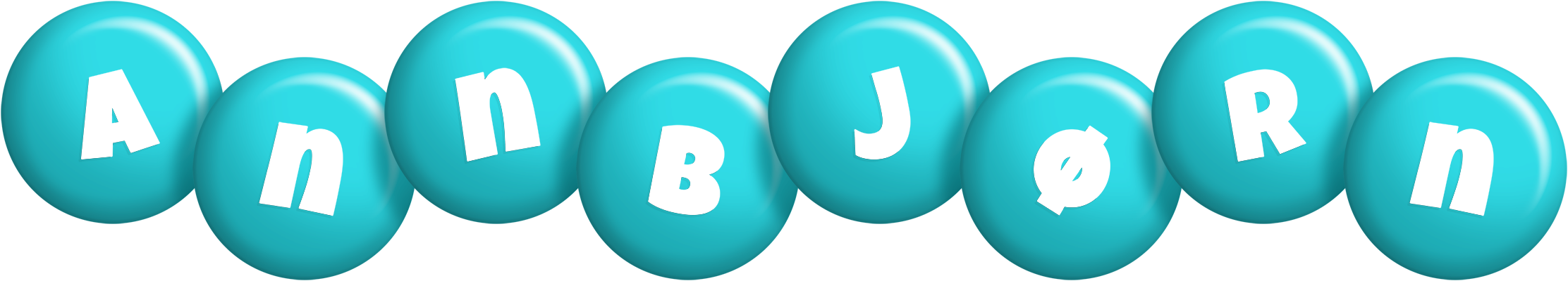 Annbjørn candy-azur logo