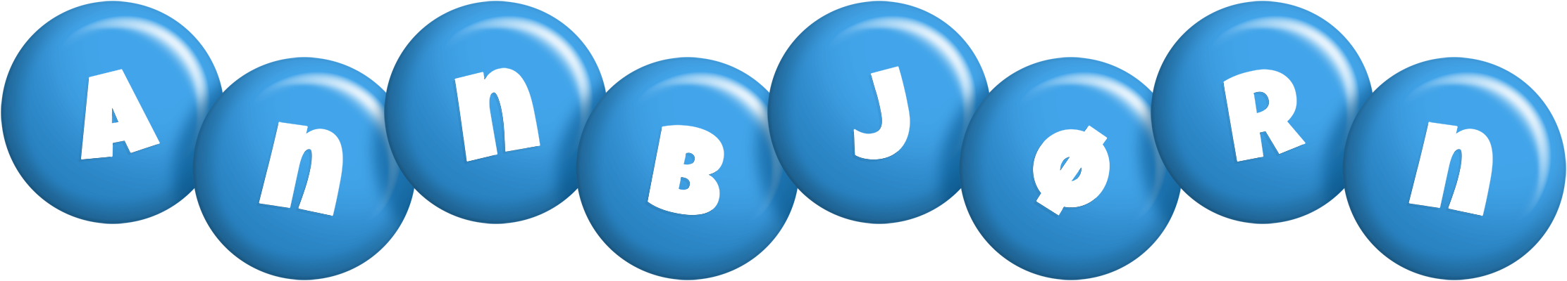 Annbjørn candy-blue logo