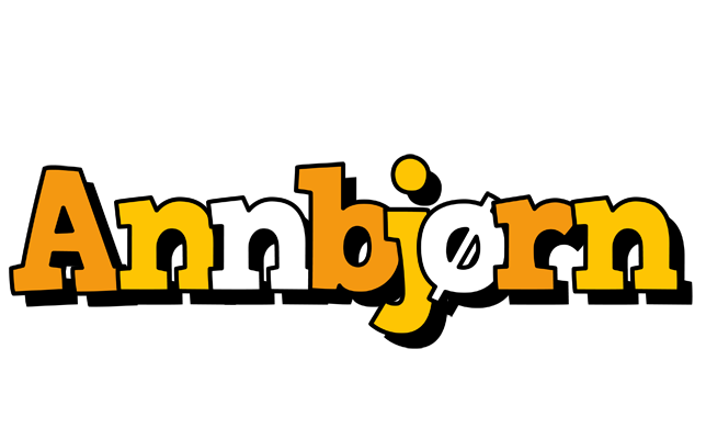 Annbjørn cartoon logo