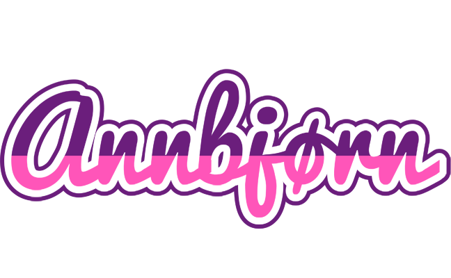 Annbjørn cheerful logo