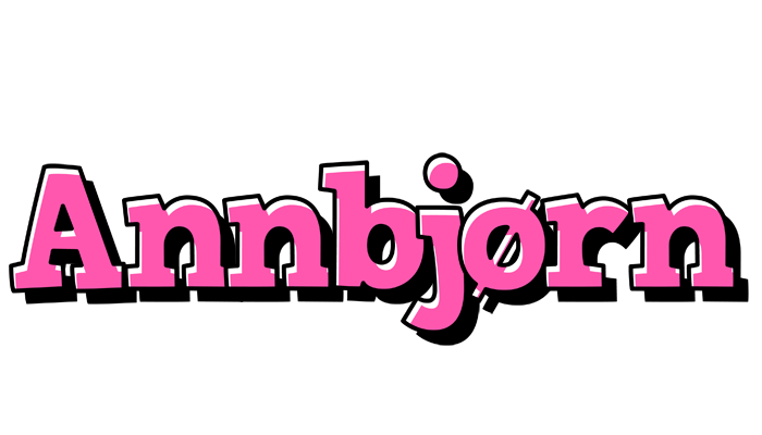 Annbjørn girlish logo