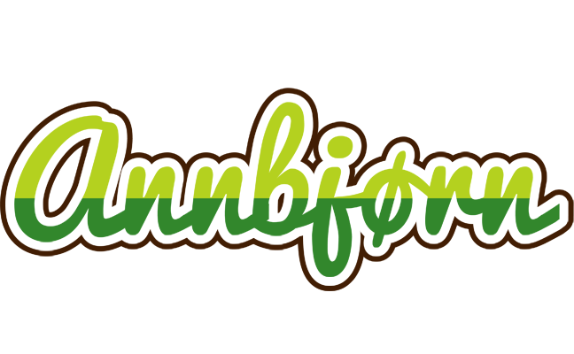 Annbjørn golfing logo