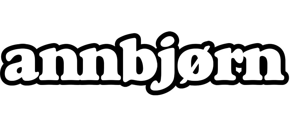 Annbjørn panda logo