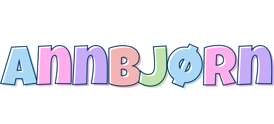 Annbjørn pastel logo