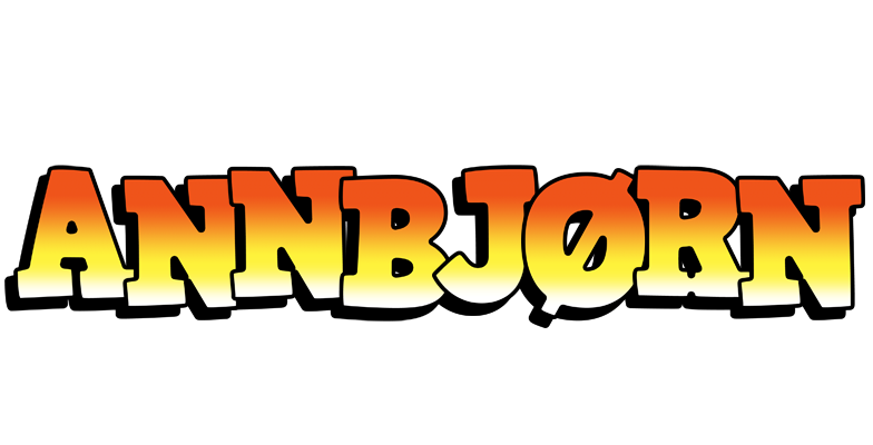 Annbjørn sunset logo