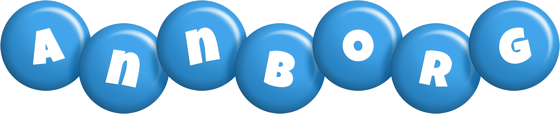 Annborg candy-blue logo