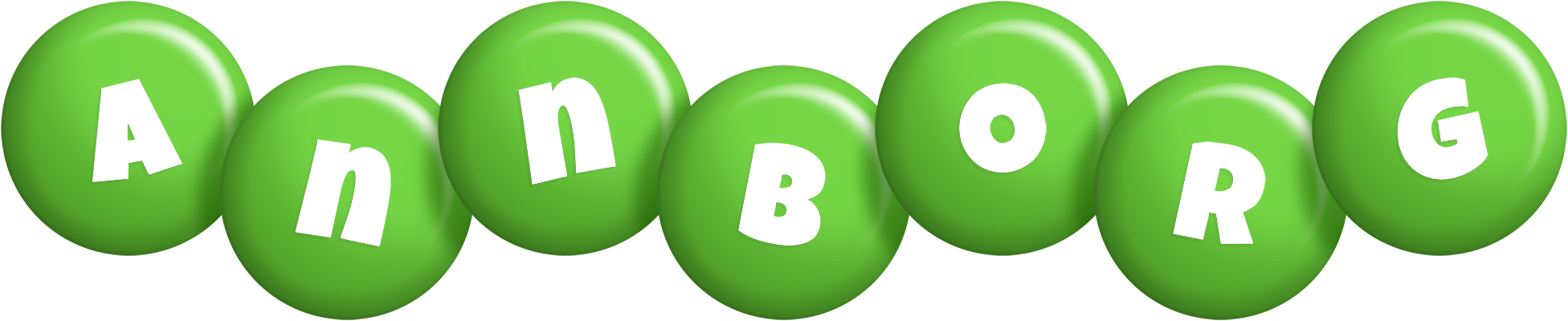 Annborg candy-green logo