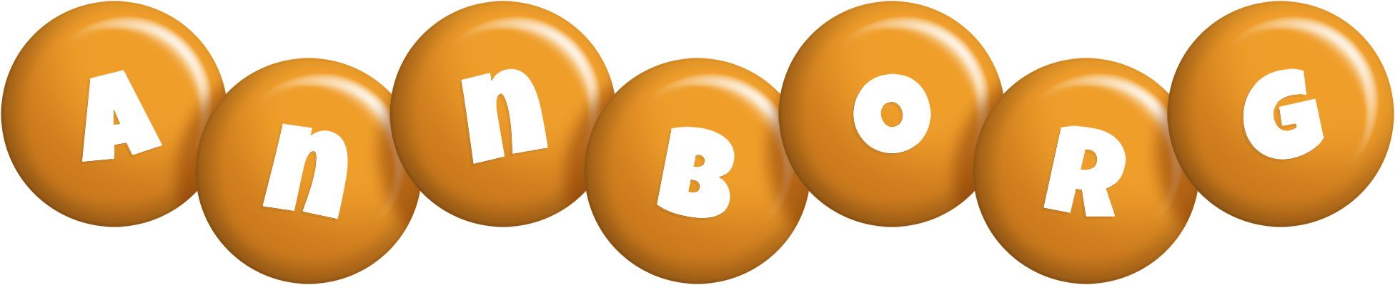 Annborg candy-orange logo