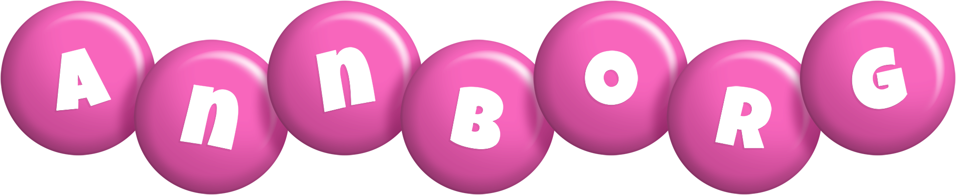 Annborg candy-pink logo