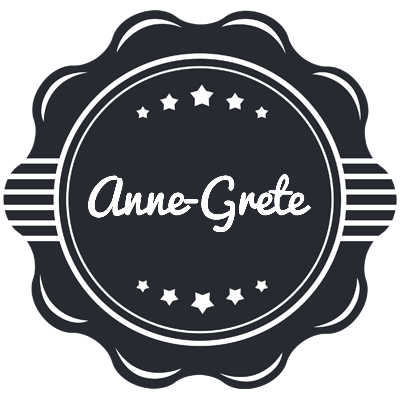 Anne-Grete badge logo