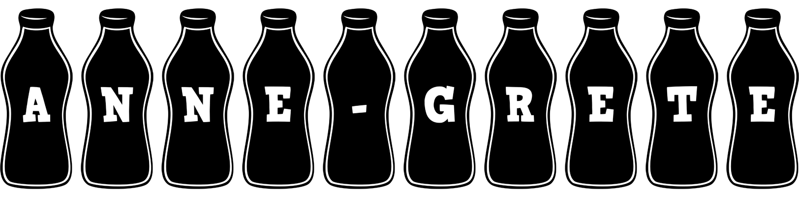 Anne-Grete bottle logo