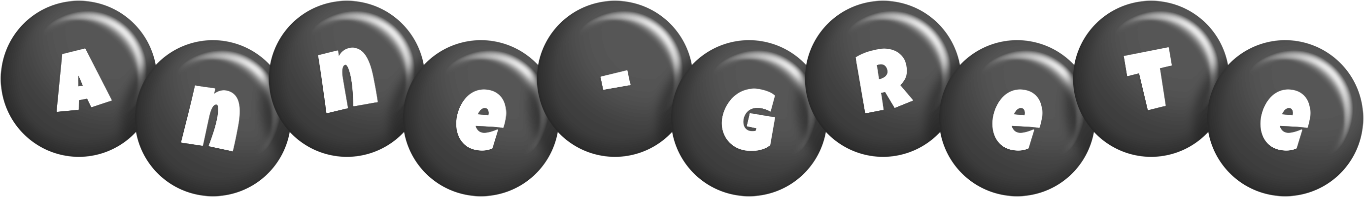 Anne-Grete candy-black logo