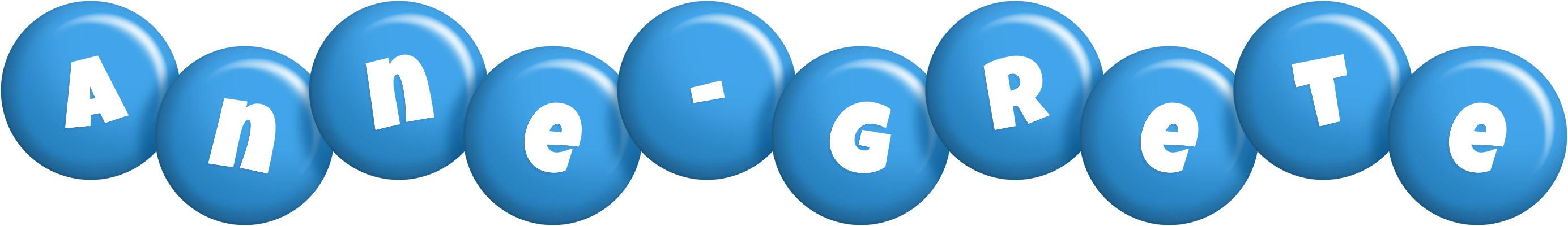 Anne-Grete candy-blue logo