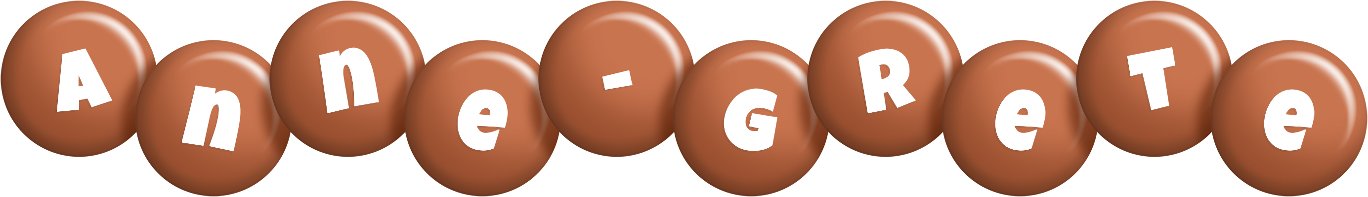 Anne-Grete candy-brown logo