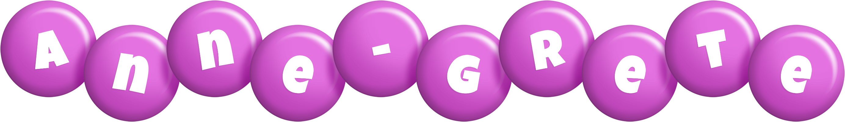 Anne-Grete candy-purple logo