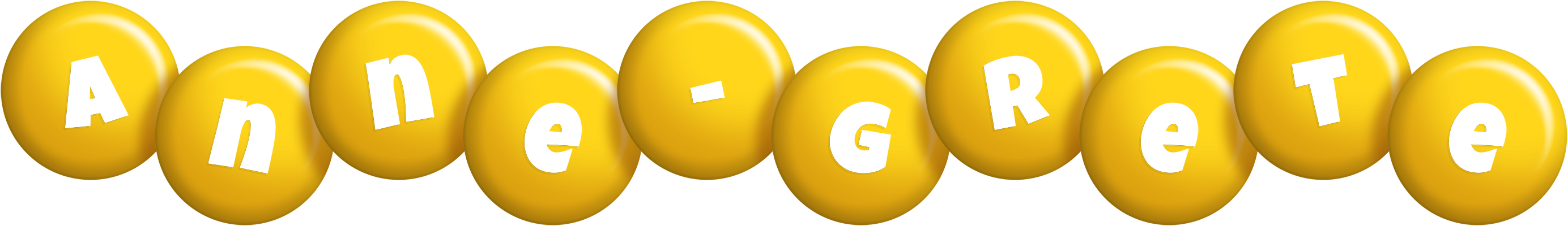 Anne-Grete candy-yellow logo