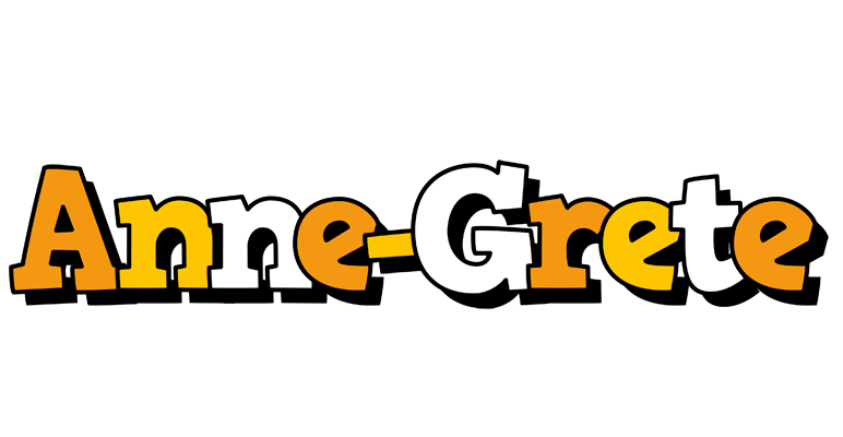 Anne-Grete cartoon logo
