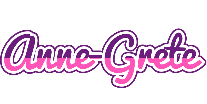 Anne-Grete cheerful logo