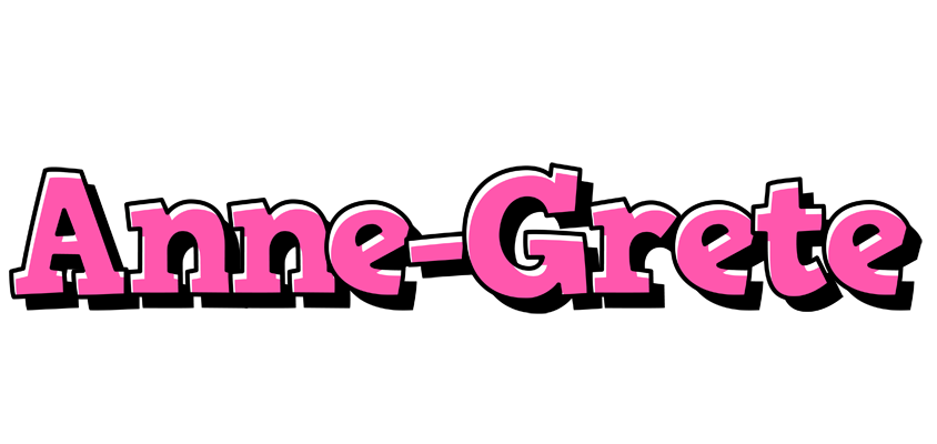 Anne-Grete girlish logo