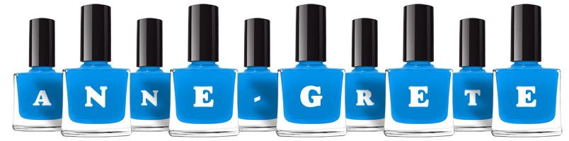 Anne-Grete glossy logo