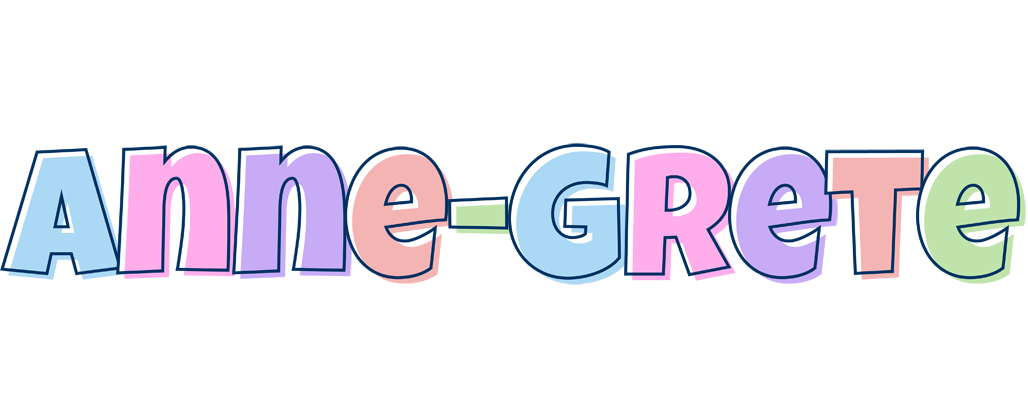 Anne-Grete pastel logo