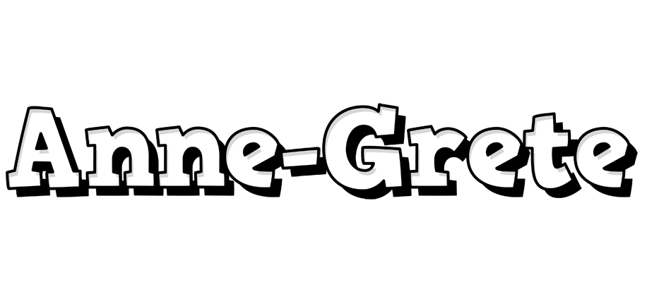 Anne-Grete snowing logo
