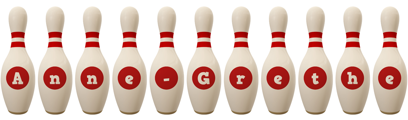 Anne-Grethe bowling-pin logo