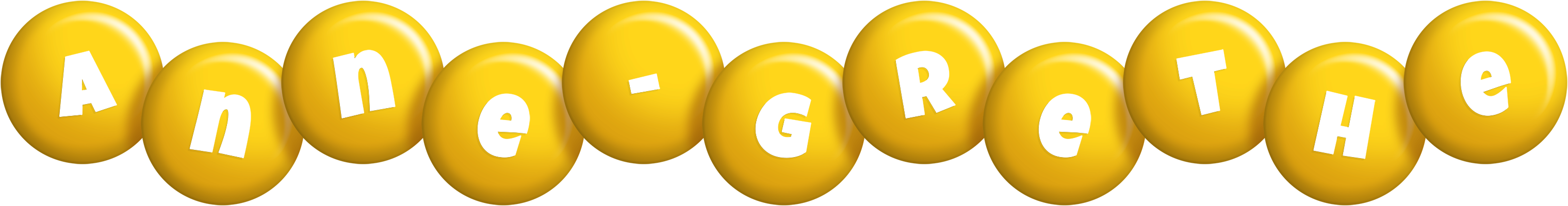 Anne-Grethe candy-yellow logo