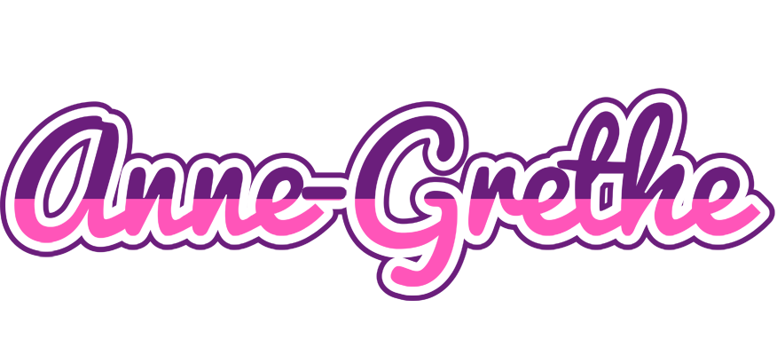 Anne-Grethe cheerful logo