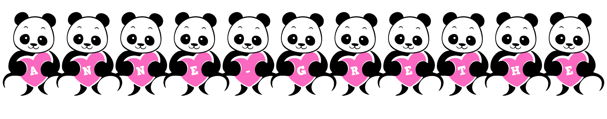 Anne-Grethe love-panda logo