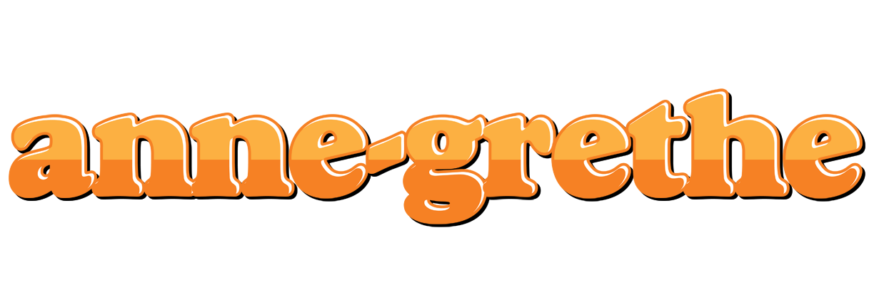Anne-Grethe orange logo