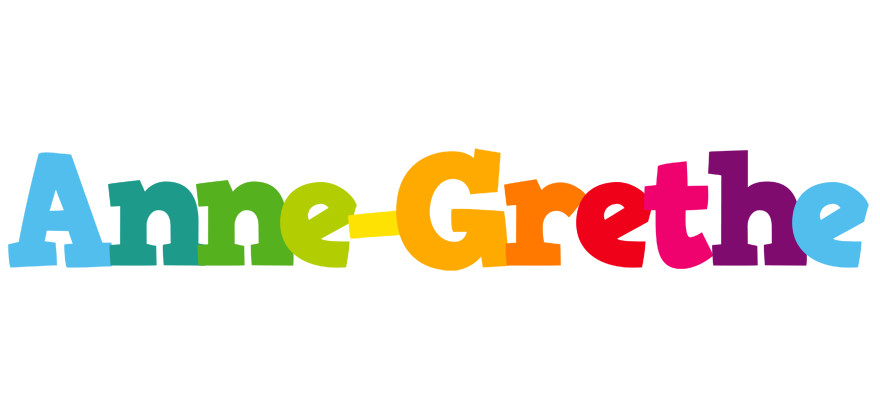 Anne-Grethe rainbows logo