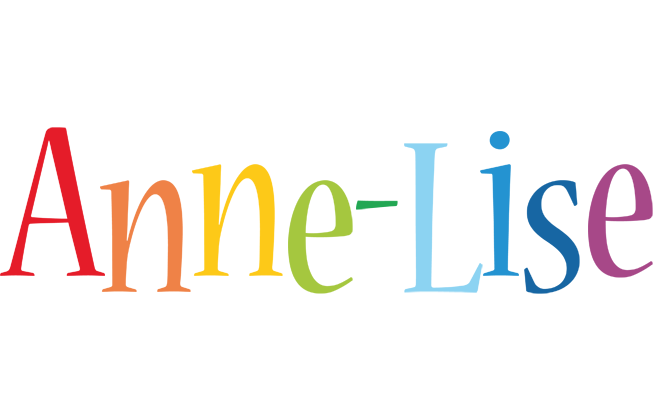 Anne-Lise birthday logo