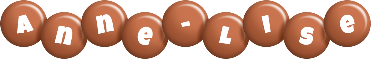 Anne-Lise candy-brown logo