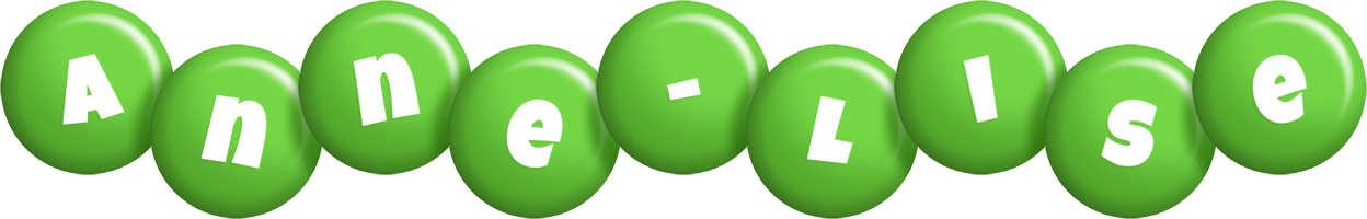 Anne-Lise candy-green logo