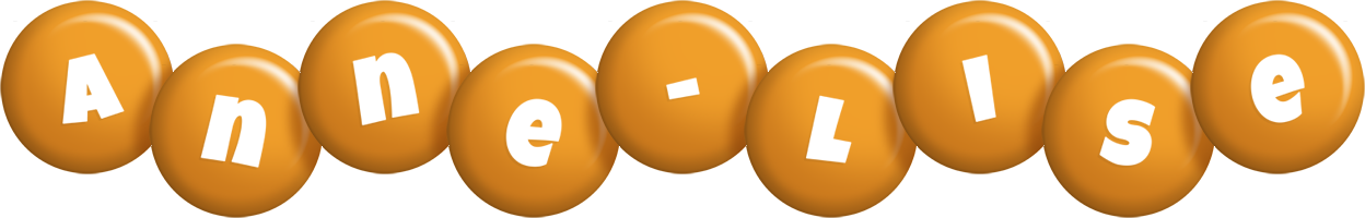 Anne-Lise candy-orange logo