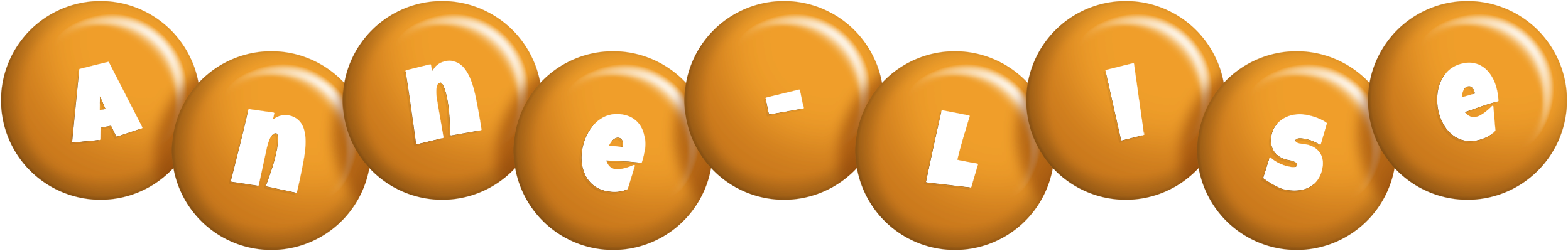 Anne-Lise candy-orange logo