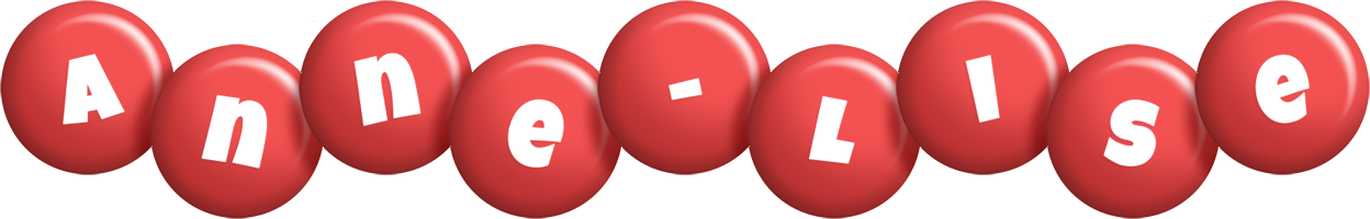 Anne-Lise candy-red logo
