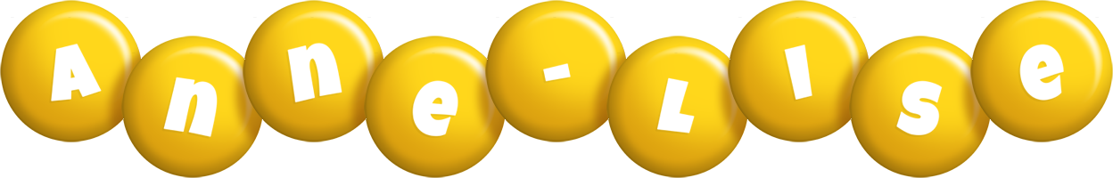 Anne-Lise candy-yellow logo