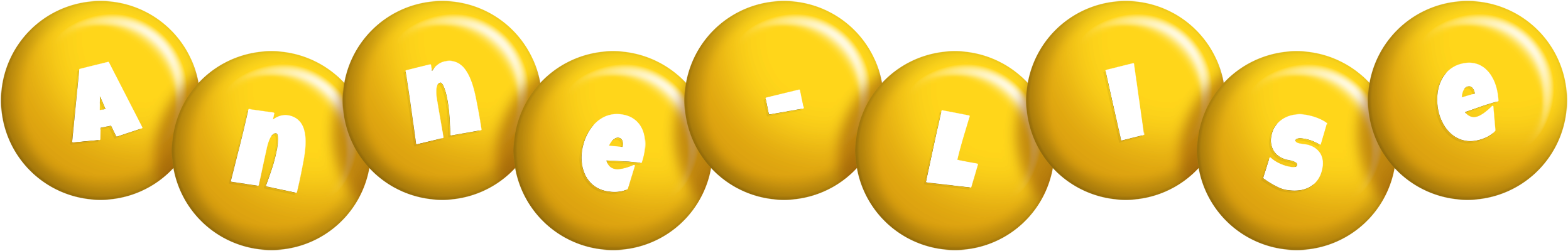 Anne-Lise candy-yellow logo