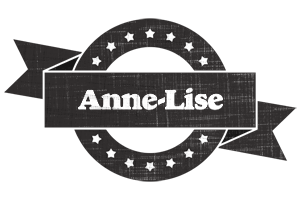 Anne-Lise grunge logo