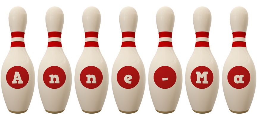 Anne-Ma bowling-pin logo